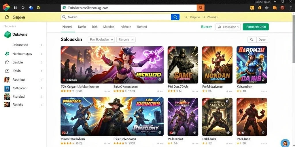 Tangkapan layar menunjukkan level yang penuh warna dan detail.