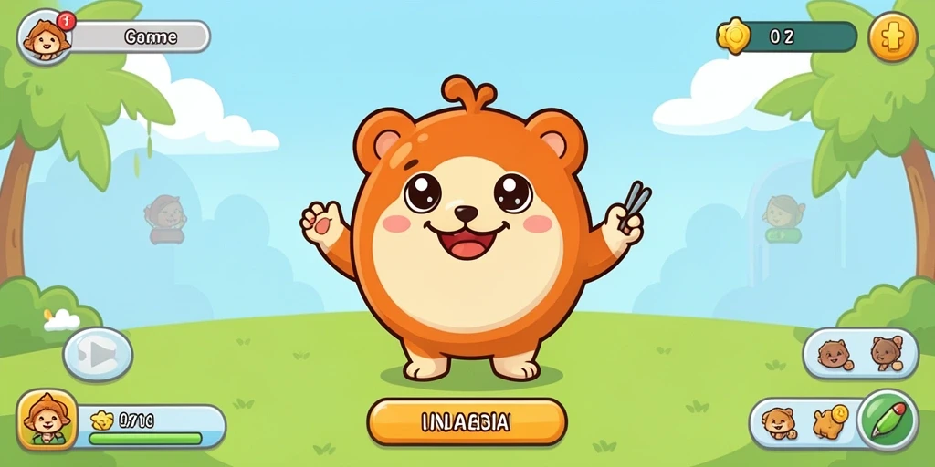 Tampilan antarmuka 7GAME yang menarik.