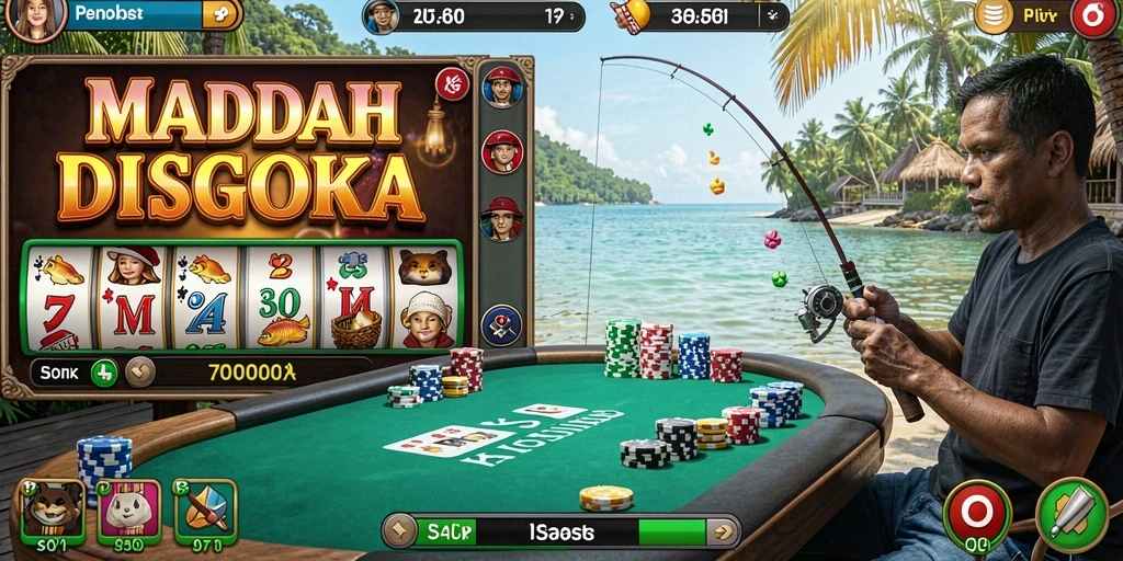Screenshot menunjukkan tampilan level yang menantang.