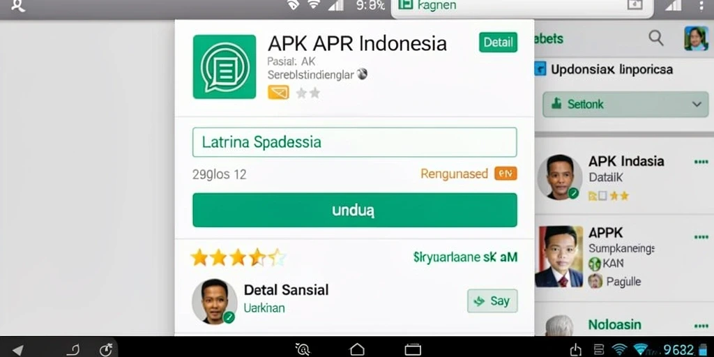 Screenshot menunjukkan karakter dengan desain menarik.