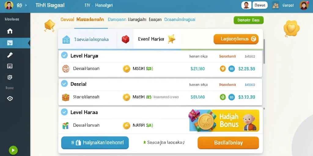 Tampilan grafis yang menawan di HQ777.