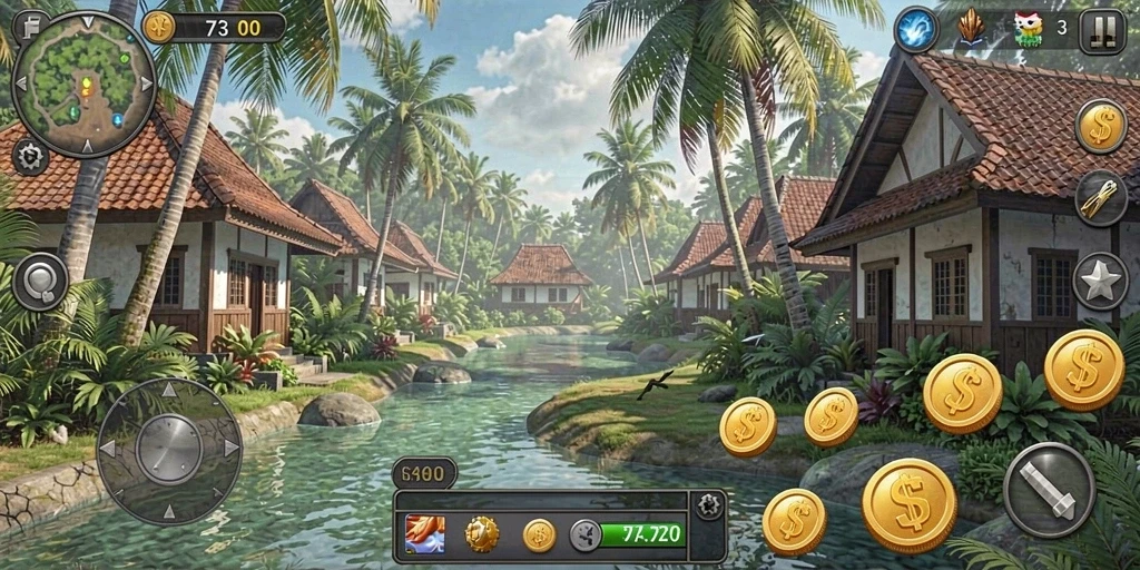Antarmuka HUJANTOTO yang menarik dan modern.