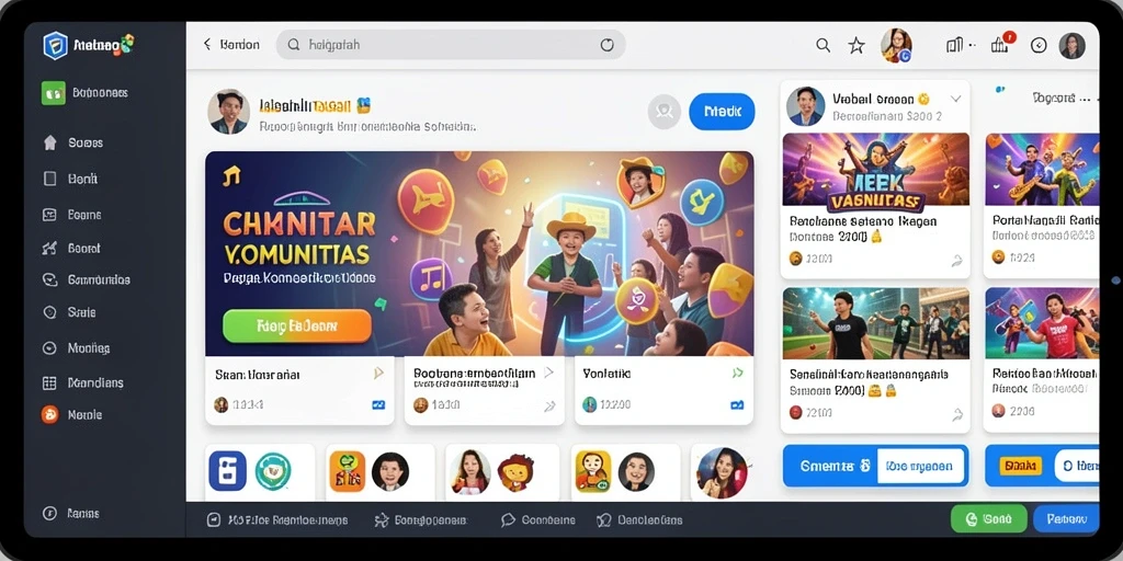 Grafik memukau di dalam aplikasi IMBASLOT.