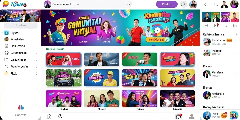 Tampilan antarmuka yang menarik dan user-friendly.