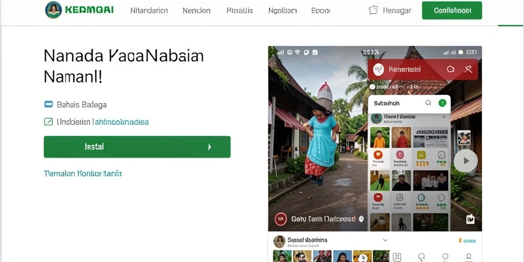Screenshot menunjukkan antarmuka permainan yang menarik.