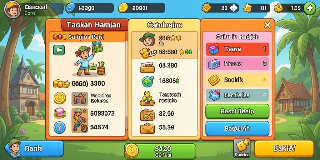 Tampilan antarmuka yang user-friendly dan modern.