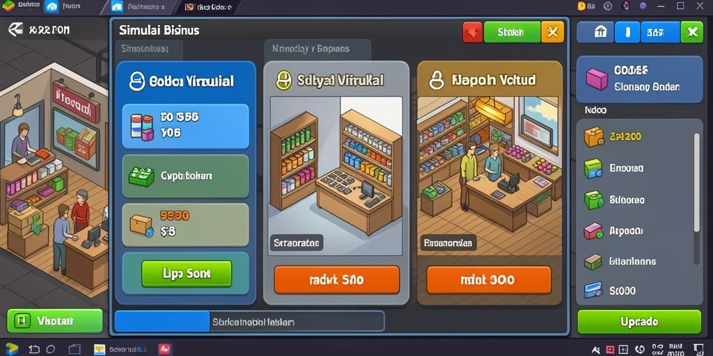 Tampilan awal permainan yang menarik dan intuitif.