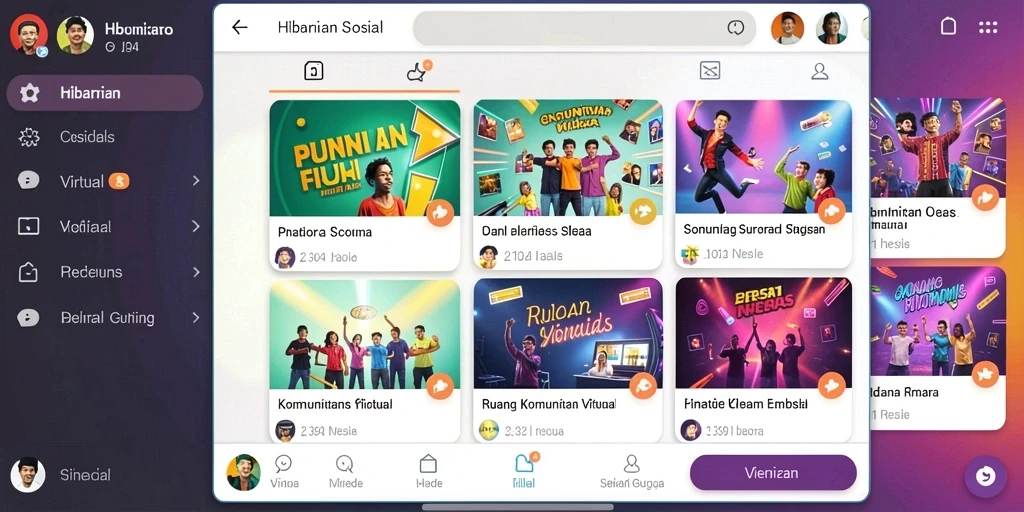 Tampilan antarmuka yang user-friendly.